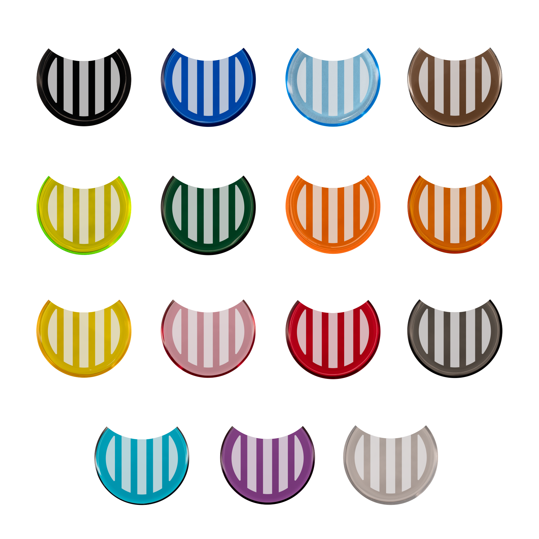 ACRYLIC Golf Ball Markers Atlas