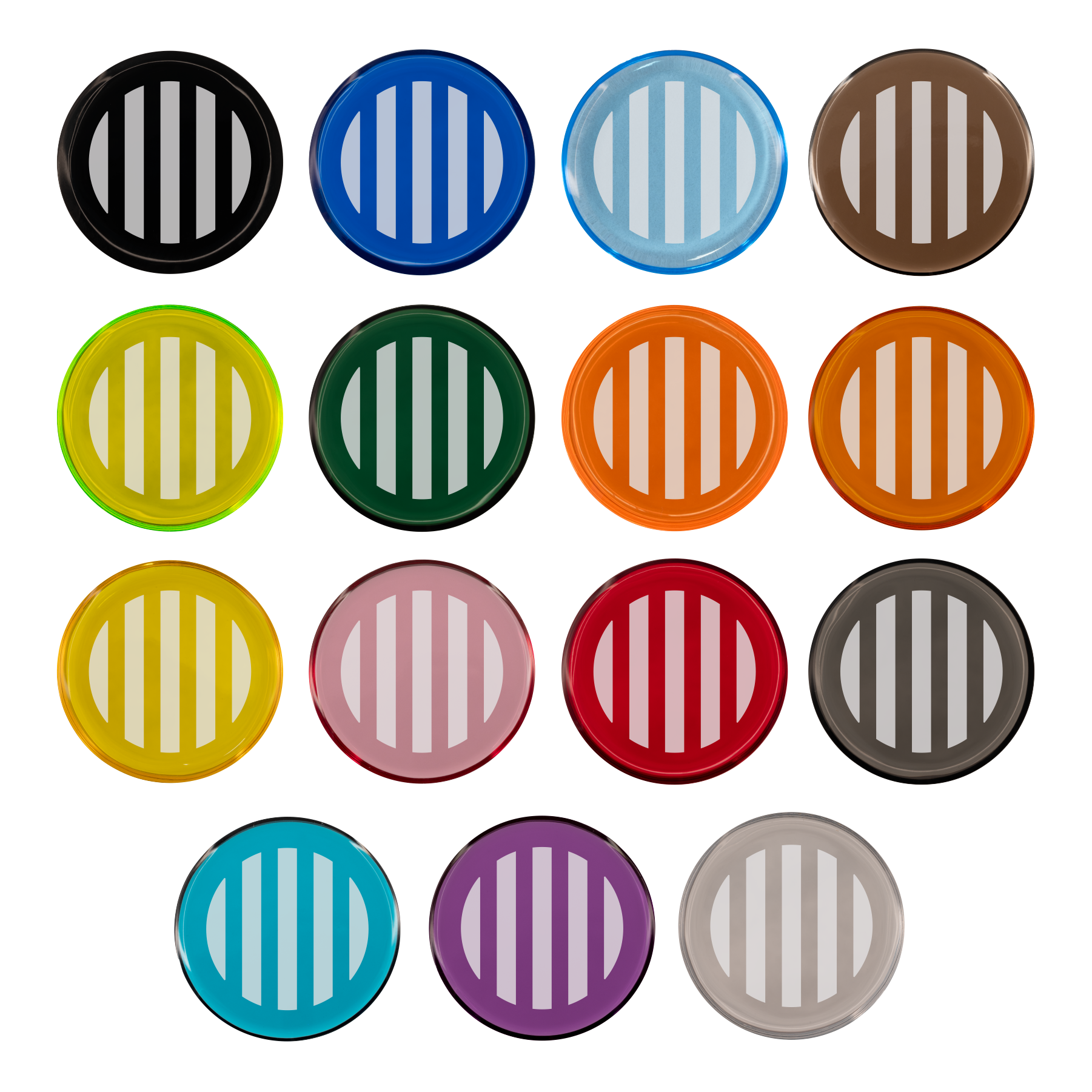 ACRYLIC Golf Ball Markers Atlas