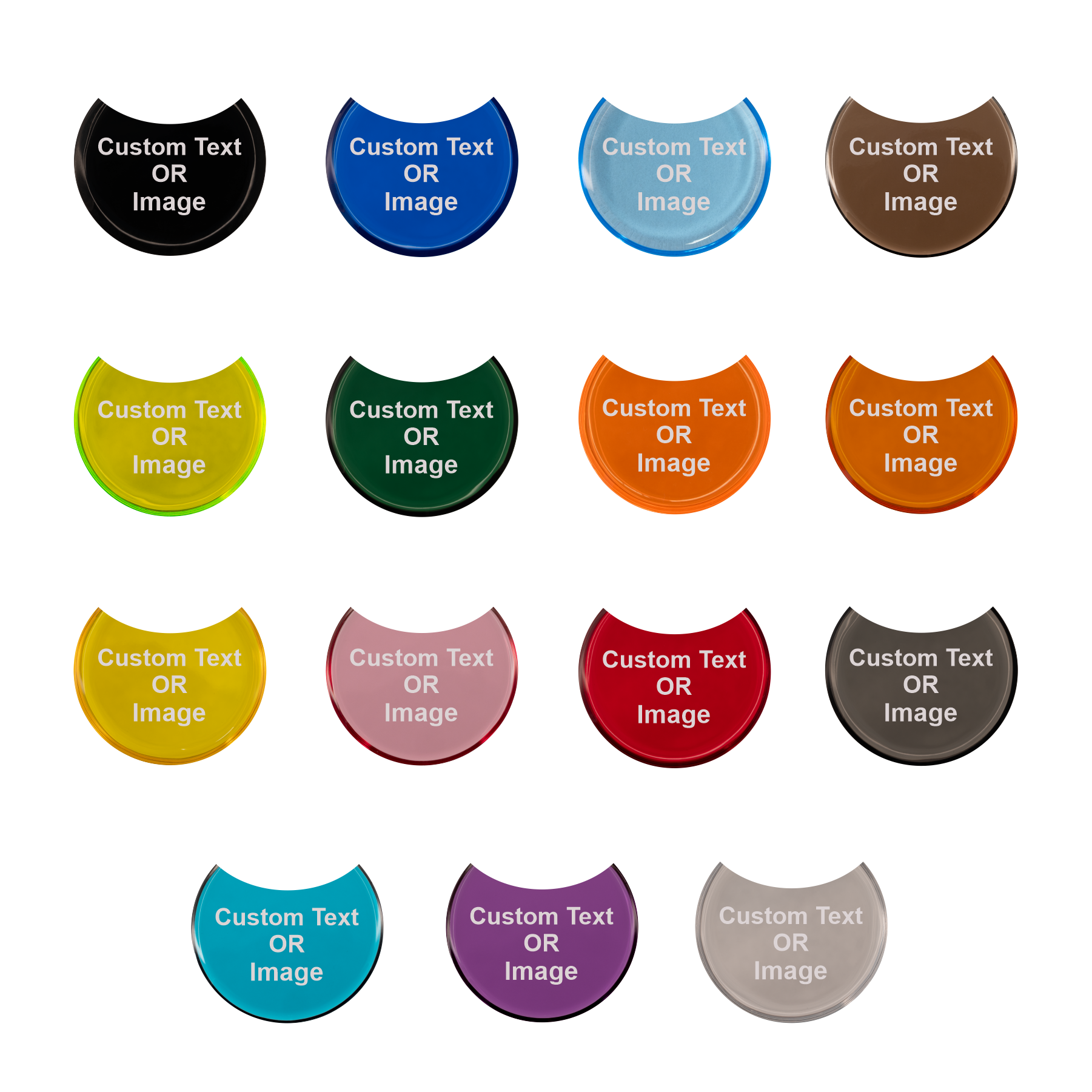 ACRYLIC Golf Ball Markers Custom